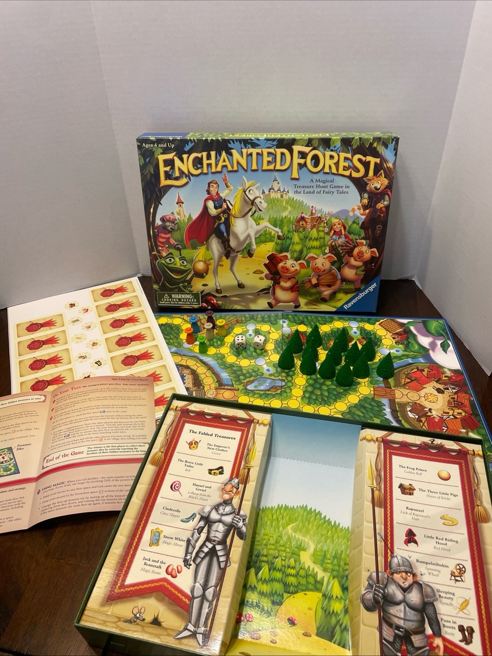 Enchanted Forest Board Game. Complete. Unplayed. Age 4 And Up. Ravensburger.